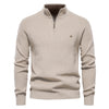 Halden Heren Cardigan met Hoge Col en Rits - Zacht Katoenen Vest met Moderne Snit voor Herfst en Winter - Casual Herenvest in 5 Kleuren