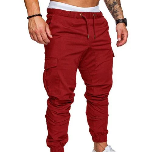 Runwell Heren Joggingbroek met Ankle Cuff - Lichte Ademende Jogger met Ritszakken en Verstelbare Taille - Voor Sport en Vrije Tijd in 11 Kleuren