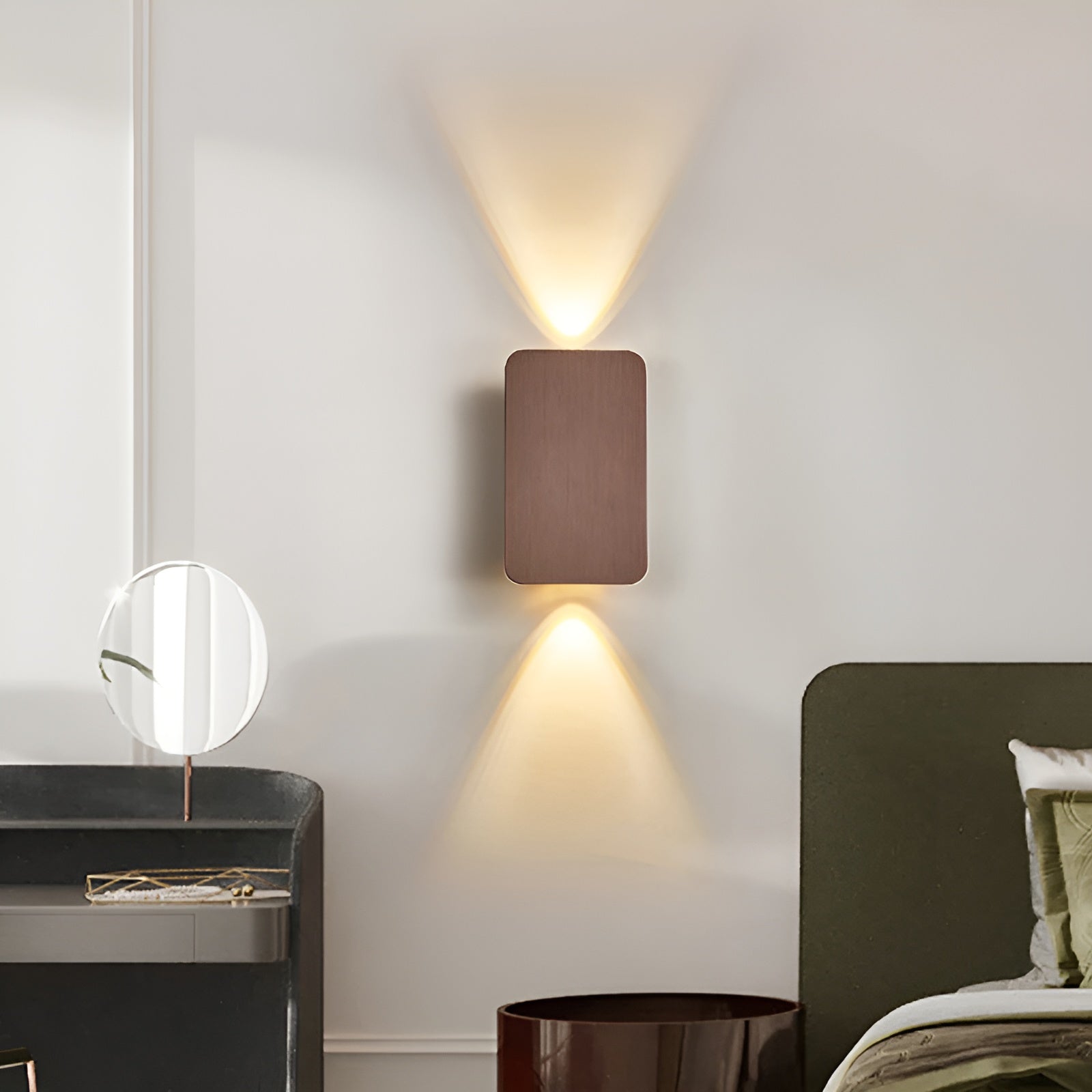 LightNest | Minimalistische Strakke Rechthoekige LED Wandlamp in Compact Formaat