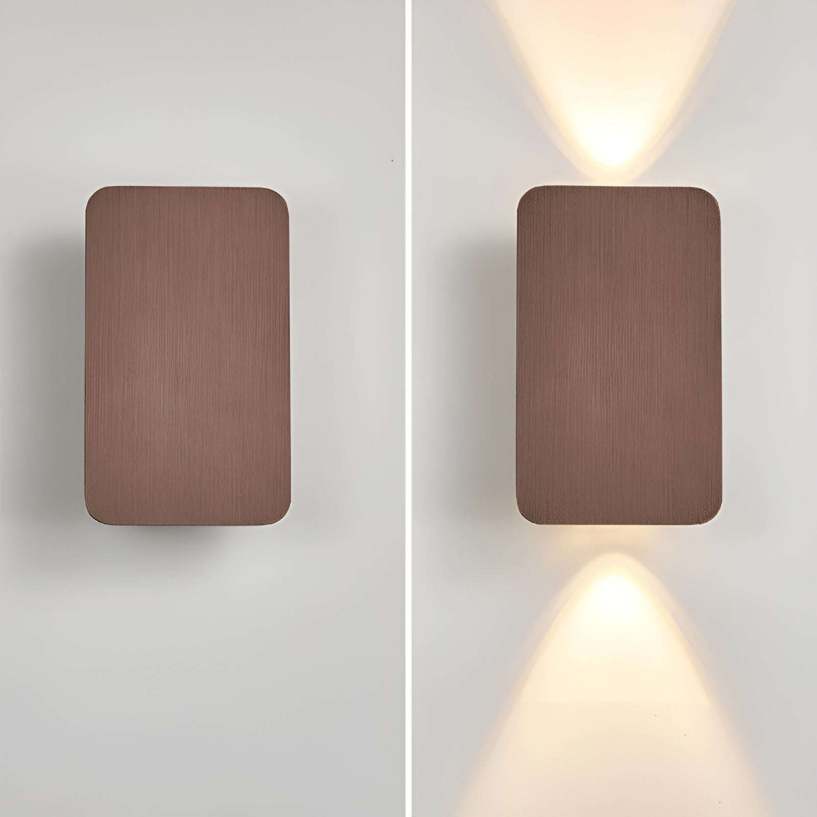 LightNest | Minimalistische Strakke Rechthoekige LED Wandlamp in Compact Formaat