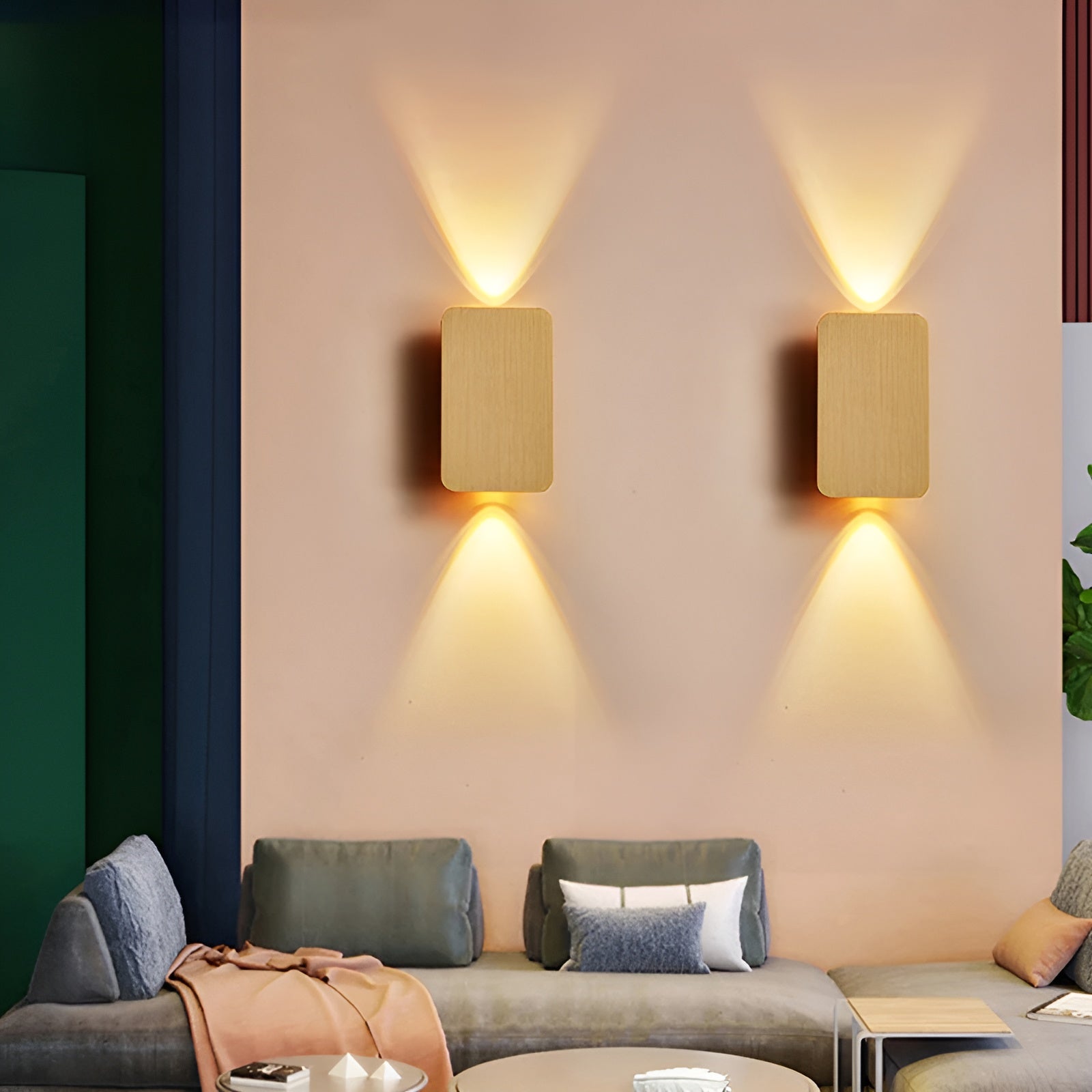 LightNest | Minimalistische Strakke Rechthoekige LED Wandlamp in Compact Formaat