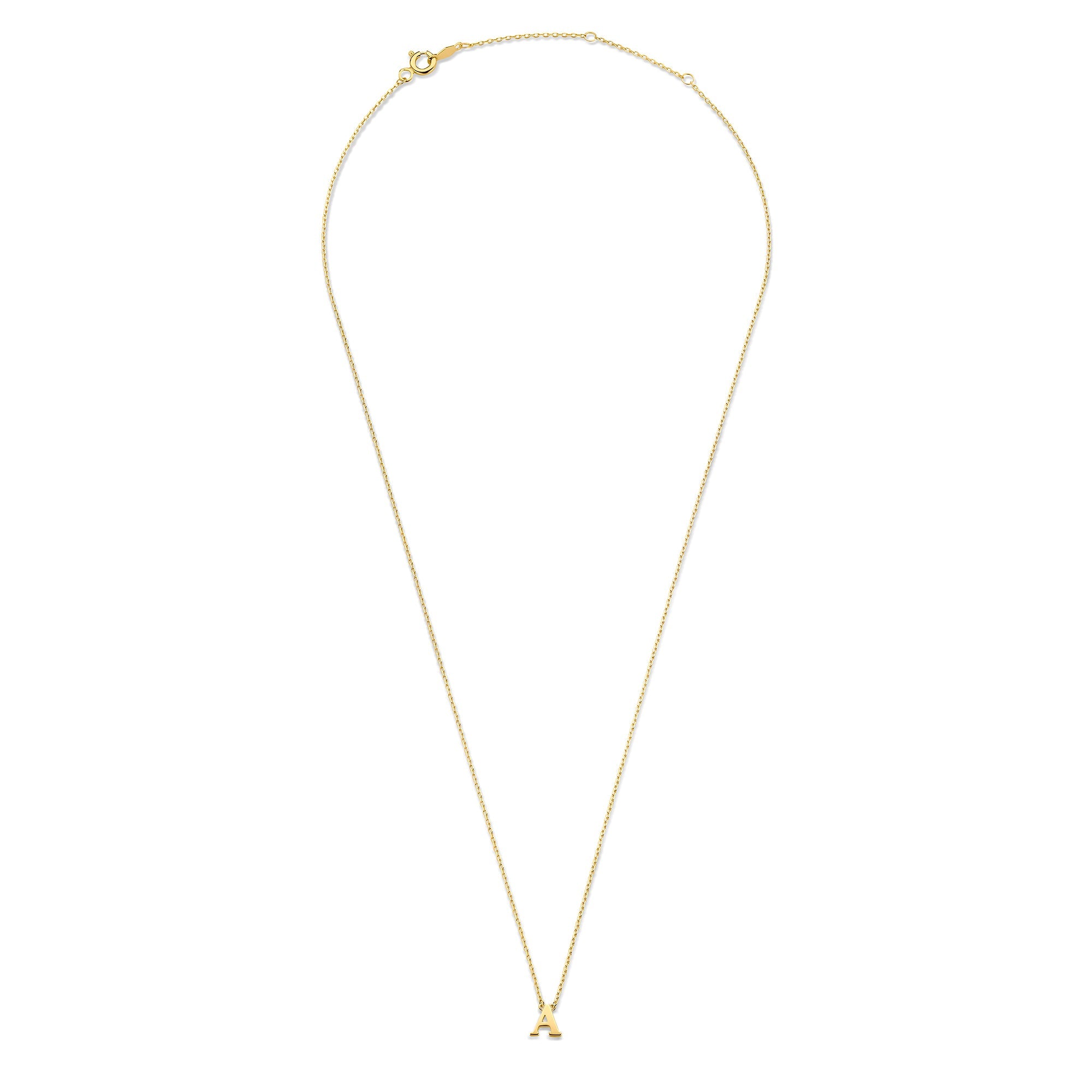 Le Mary DuChamp | Gouden ketting met initiaal