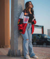 Mia | Vintage Ferrari racerjack in duurzame materialen