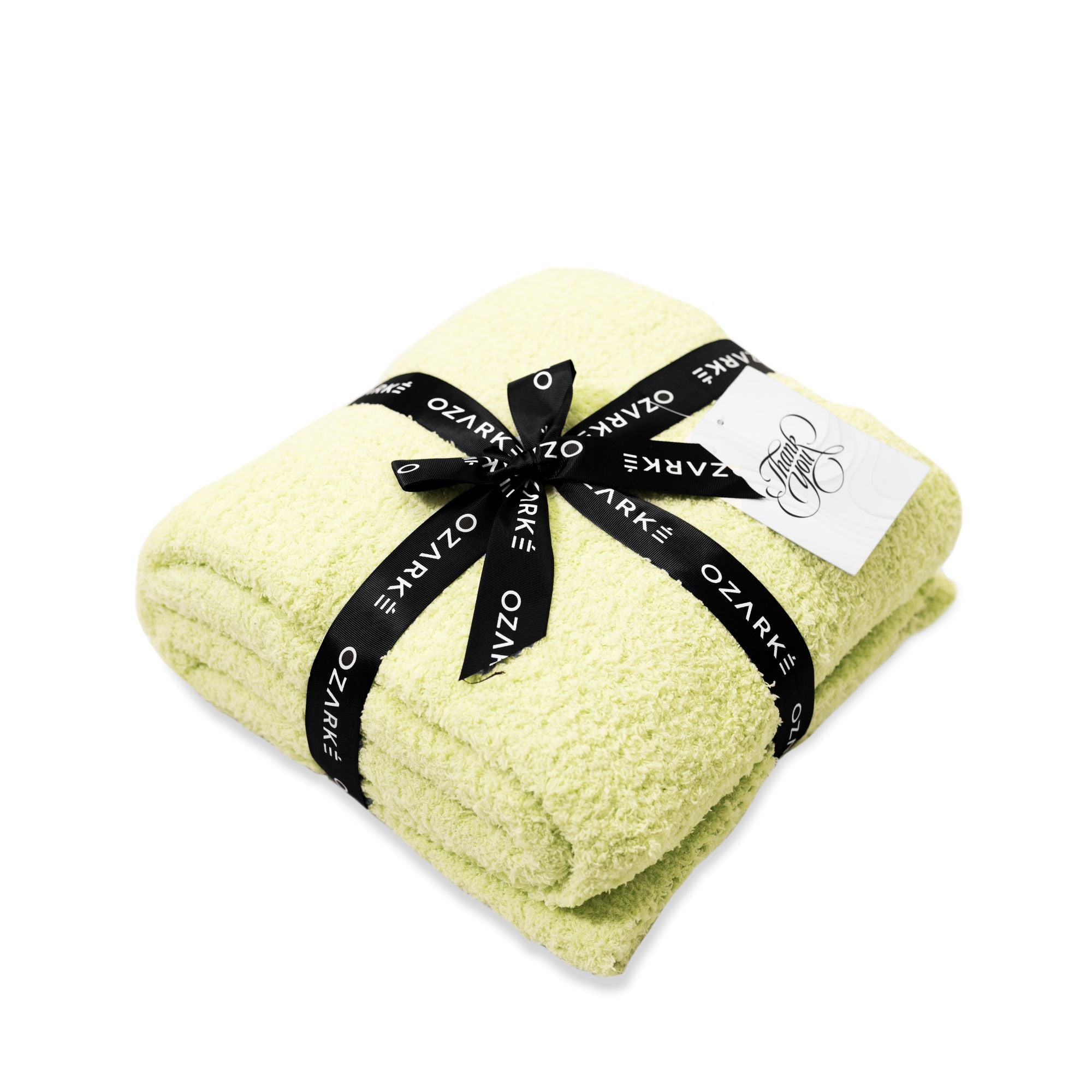 Luxurious Ribbed-Edge Throw Blanket -Comfortabel en Stijlvol Dekentje