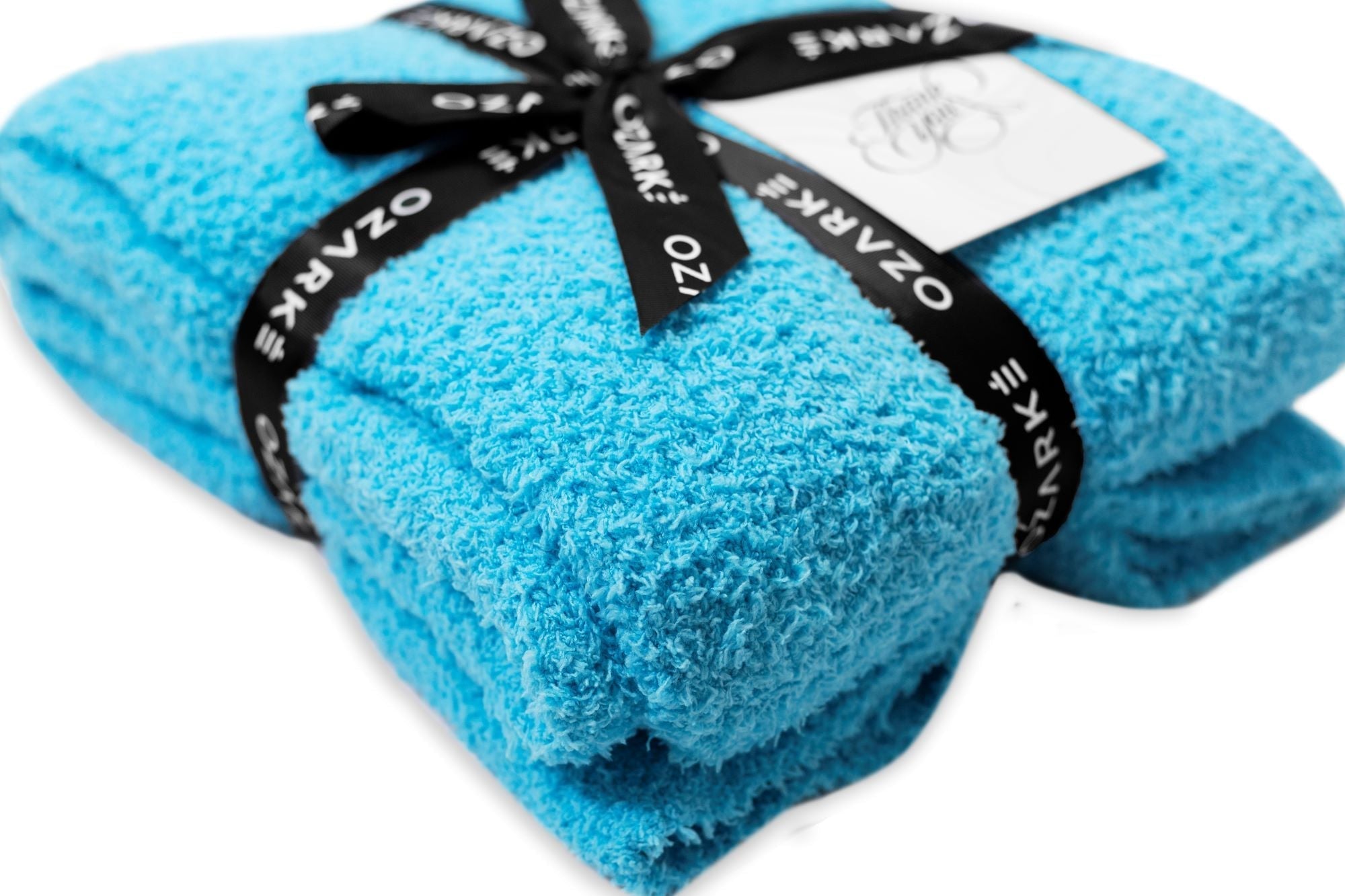 Luxurious Ribbed-Edge Throw Blanket -Comfortabel en Stijlvol Dekentje