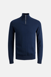 Comfortabele Trui Merino Wol Navy Blauw - Regular Fit - Puento Fortade - TP 10 - Essential Navy