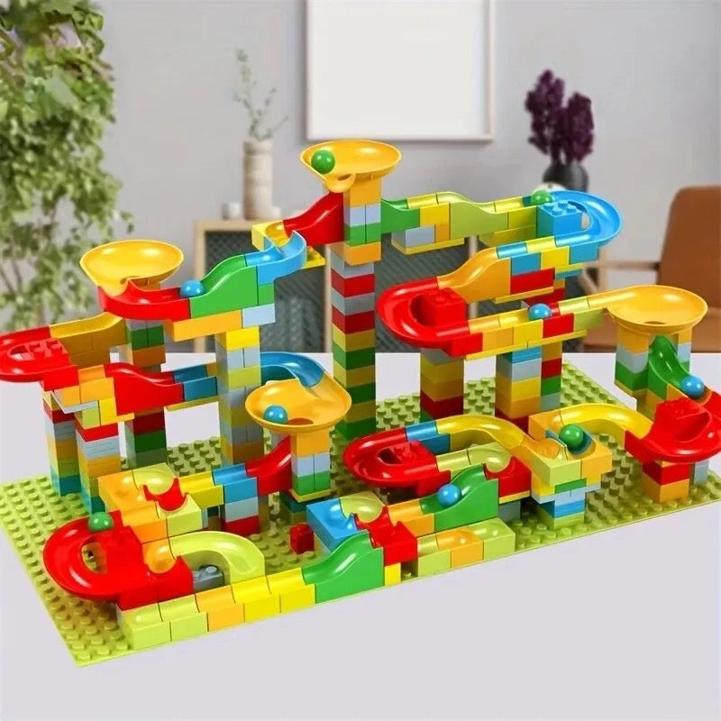 MarbleMaze - Bouw je Eigen Knikkerbaan Set voor Kinderen (514 PCS)