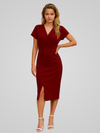 Isabelle | Elegante Mouwloze Wikkeljurk