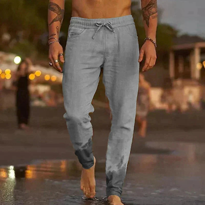 Linnen Zomerbroek Heren – Lichtgewicht & Ademend – Casual Pasvorm voor Warme Dagen