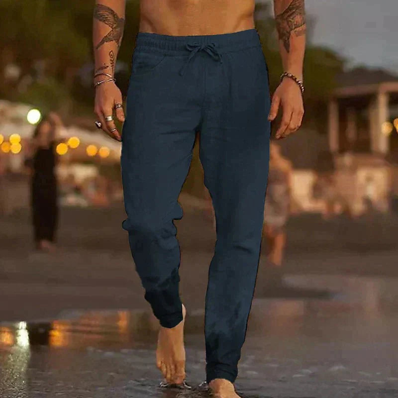 Linnen Zomerbroek Heren – Lichtgewicht & Ademend – Casual Pasvorm voor Warme Dagen
