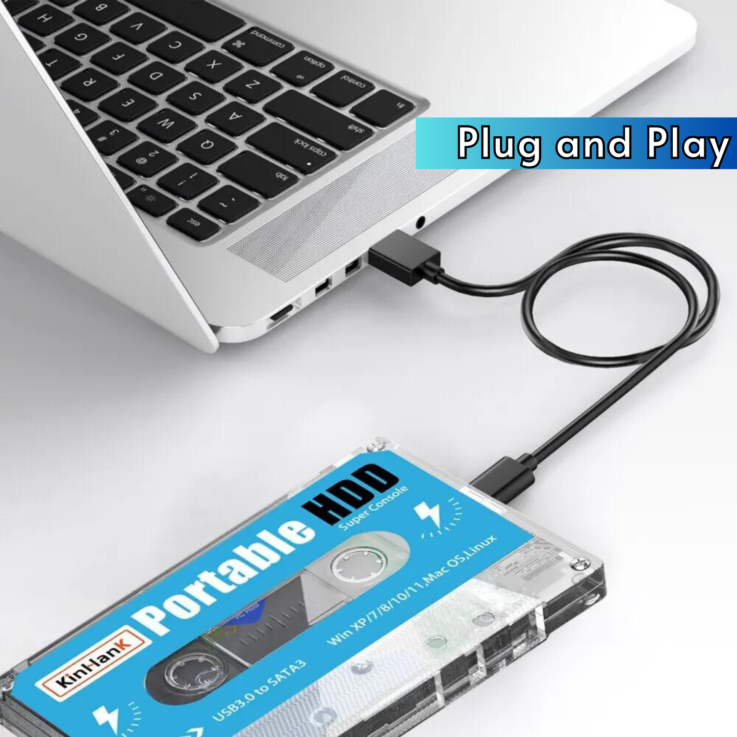 GameStation Retro Cassette | Retro gaming | Plug & play gameconsole met meer dan 100.000 spellen