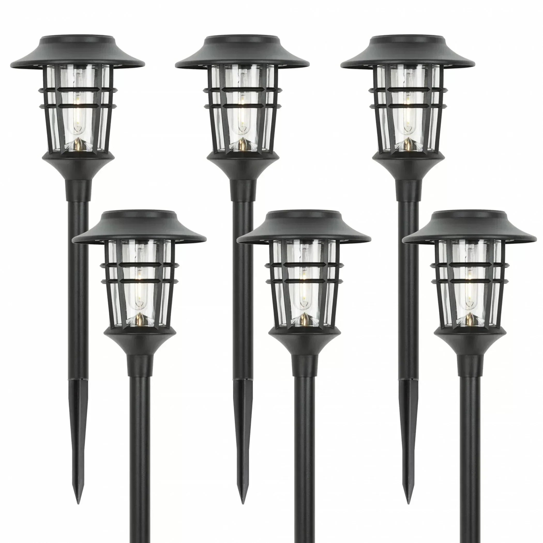Tuinlampen | Zonne-zaklamp Set van 6 stuks.
