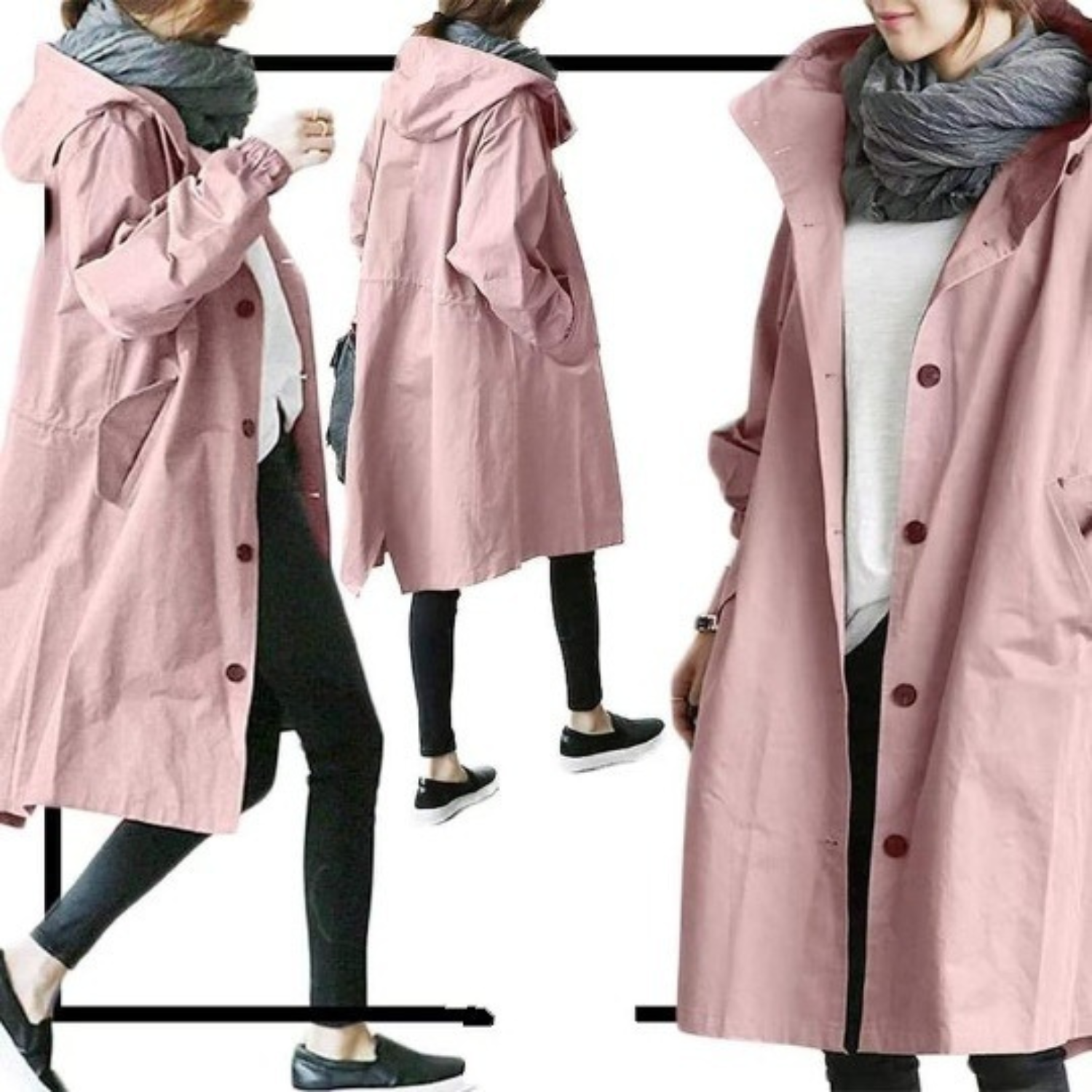 Dames Jas - Trenchcoat - Ideal voor alle seizoenen