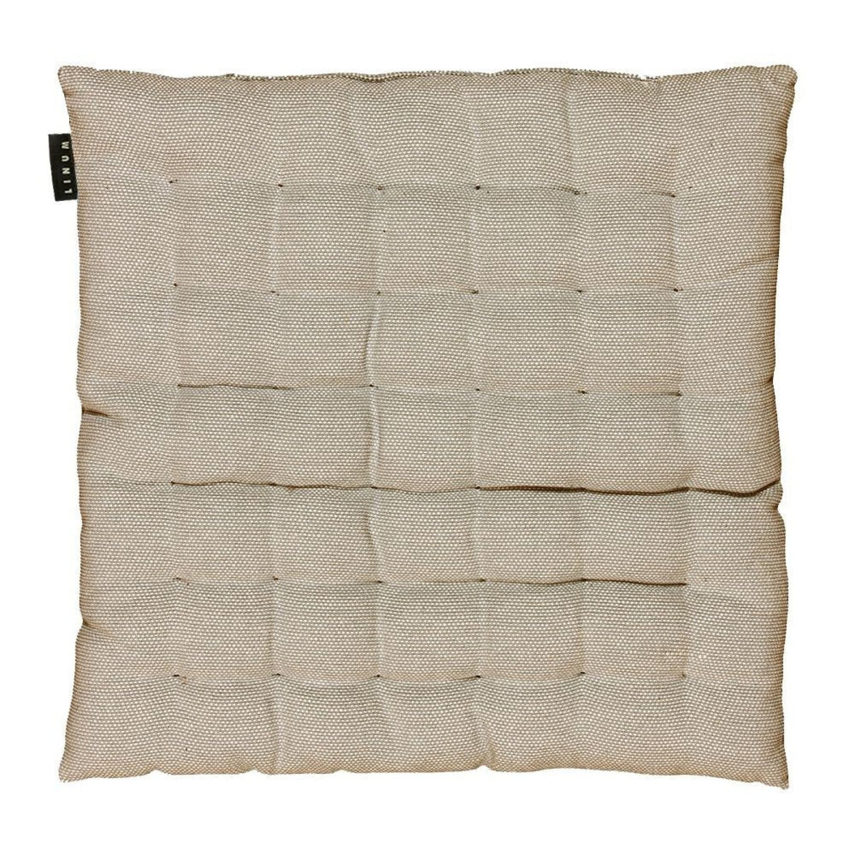 Sella Gewatteerd Stoelkussen 40 x 40 cm - Zacht Zitkussen met Gestikte Vierkanten en 3 cm Vulling - Voor Eetkamerstoel, Keukenstoel en Bank