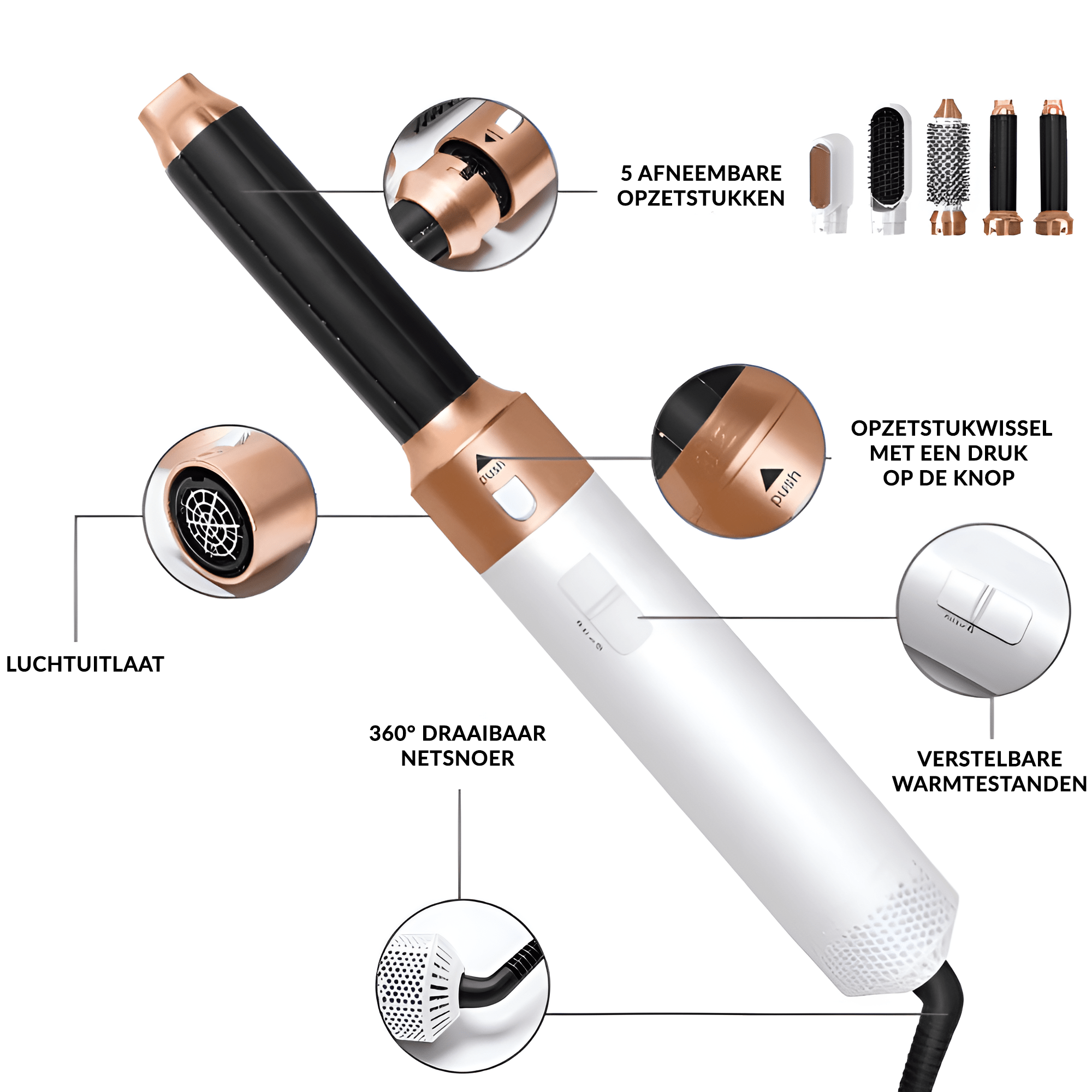 AirWrap 2.0 | Innovatieve 5-in-1 Haarstyler