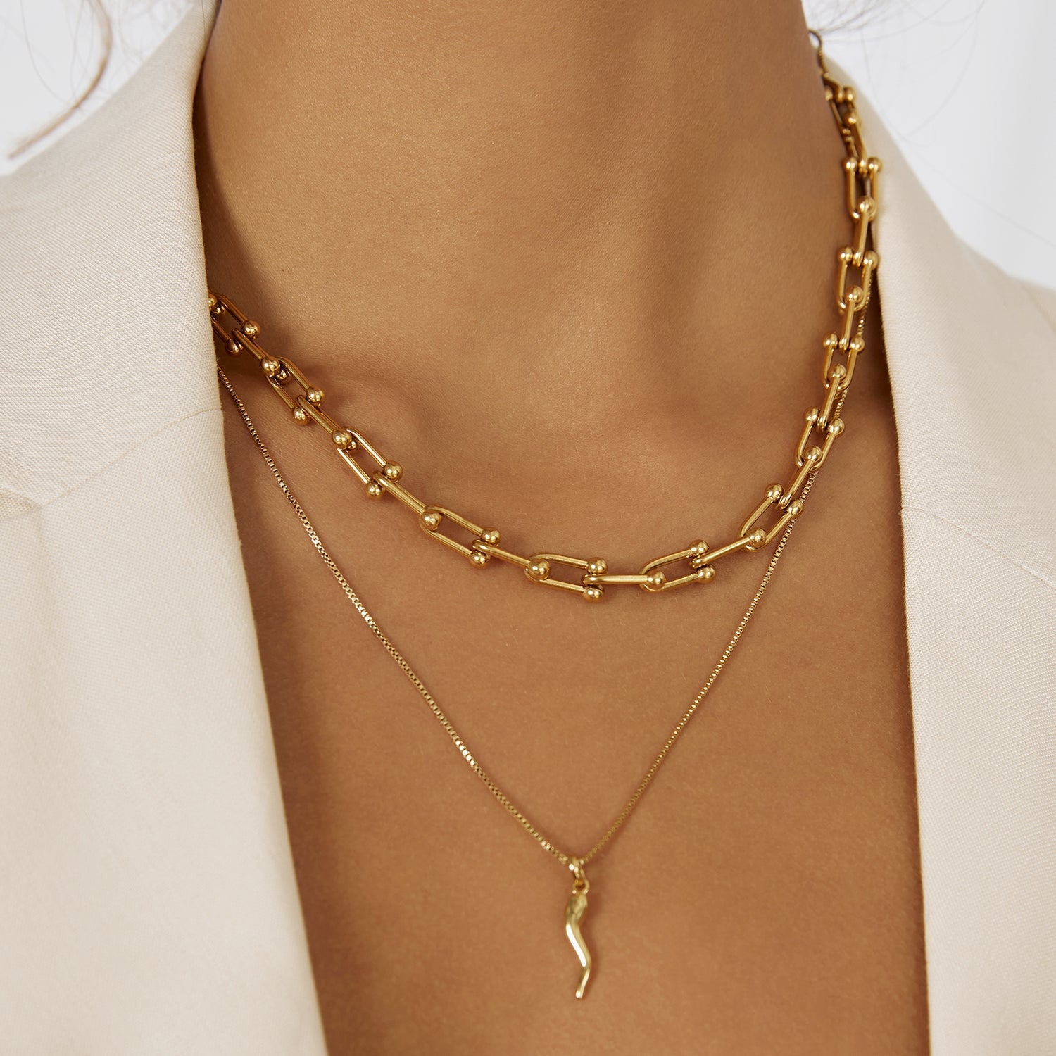 Visconte | Chili Gouden Charm Ketting