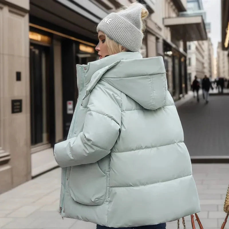 Dons Gevoerde Winterjas | Zwart - Ideaal voor Koude Dagen