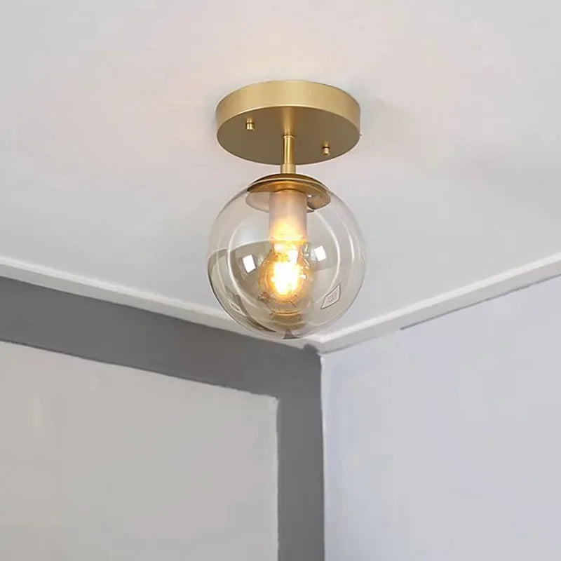 Moderne Glazen Bol Plafondlamp