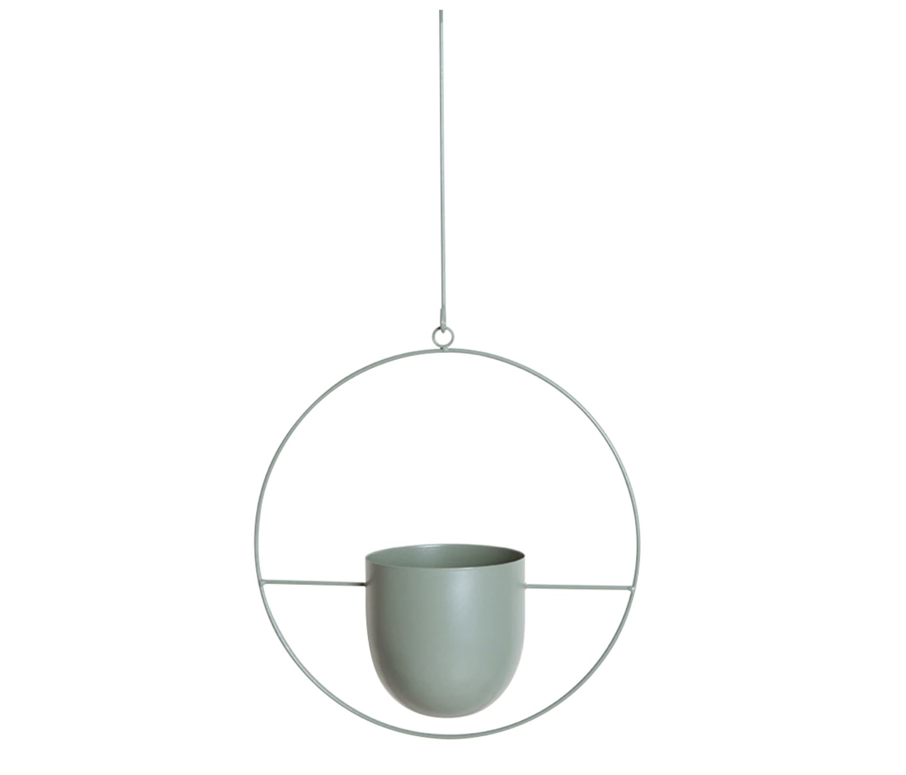 Plant&Tuin | Moderne Minimalistische Plantenhanger van IJzer met Aanpasbare Hangketting – Perfect voor Muurdecoratie