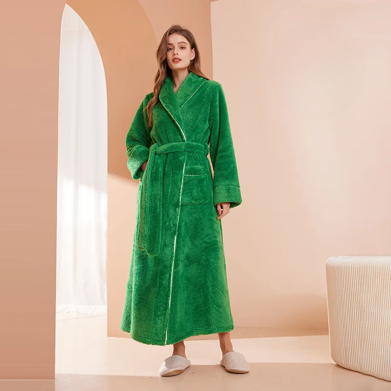 Calmora Badjas met Ceintuur voor Dames en Heren - Zachte Ochtendjas met Sjaalkraag en Lange Mouwen - Warme Kamerjas in 9 Kleuren, Maat S tot 2XL