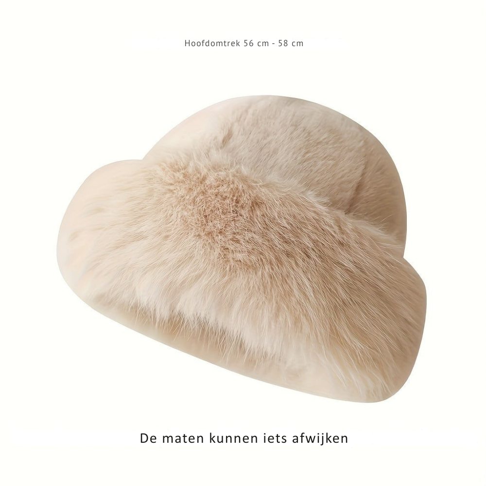 Nepbont Muts Dames – Lichtgewicht Gebreide Wintermuts met Warme Oorbescherming voor Koude Dagen