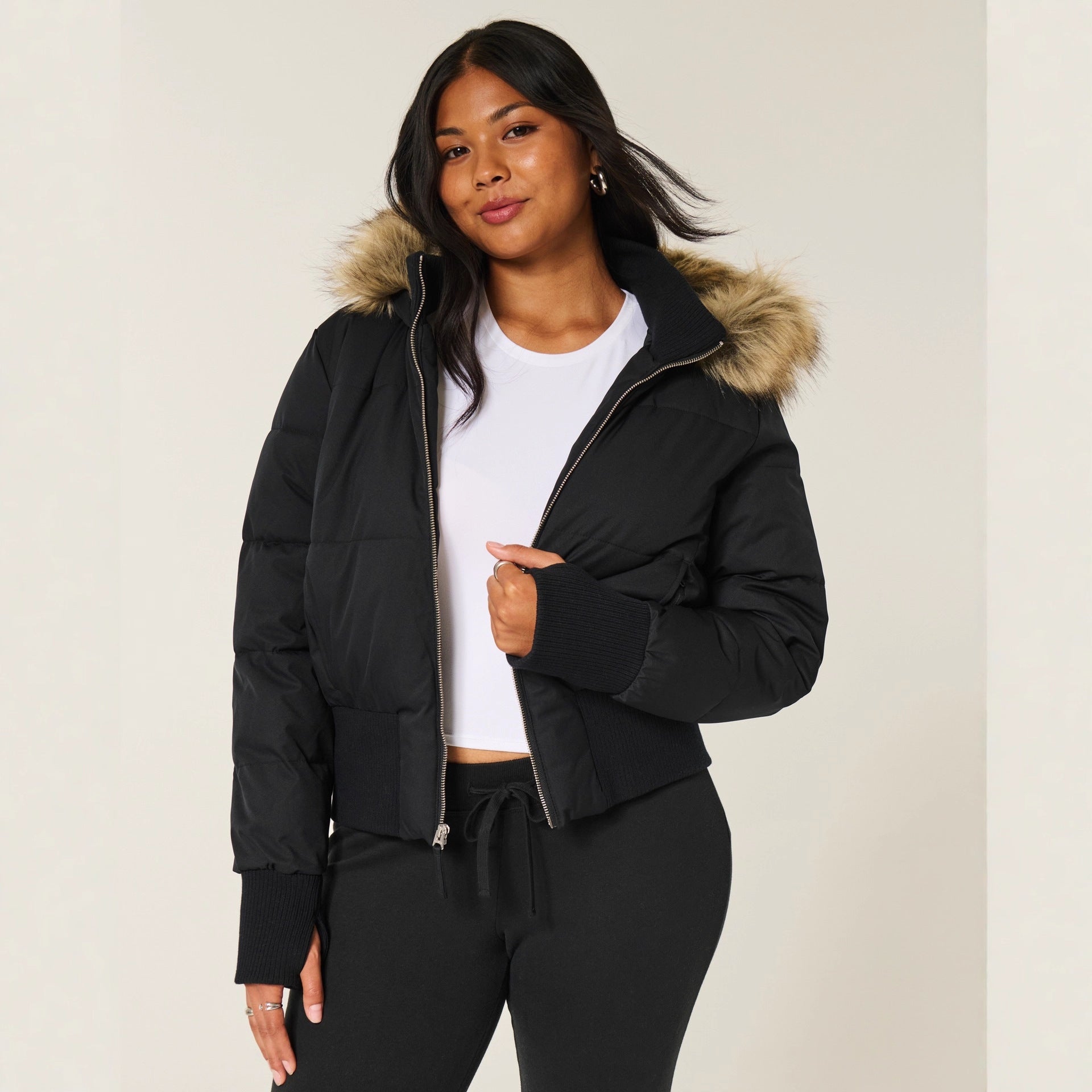 Nora | Gewatteerde warme en elegante winterjas