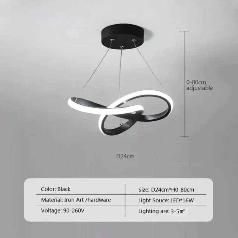 LumiWave - Moderne LED Plafondlamp