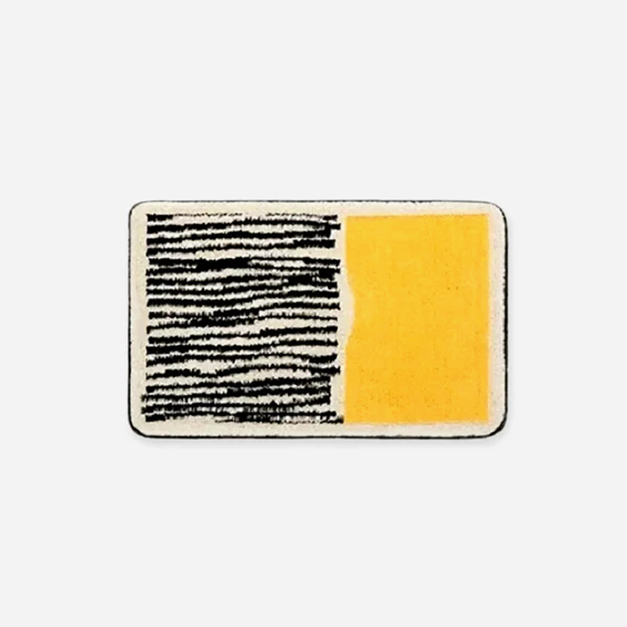 Abstracte antislip badmat met Scandinavisch design