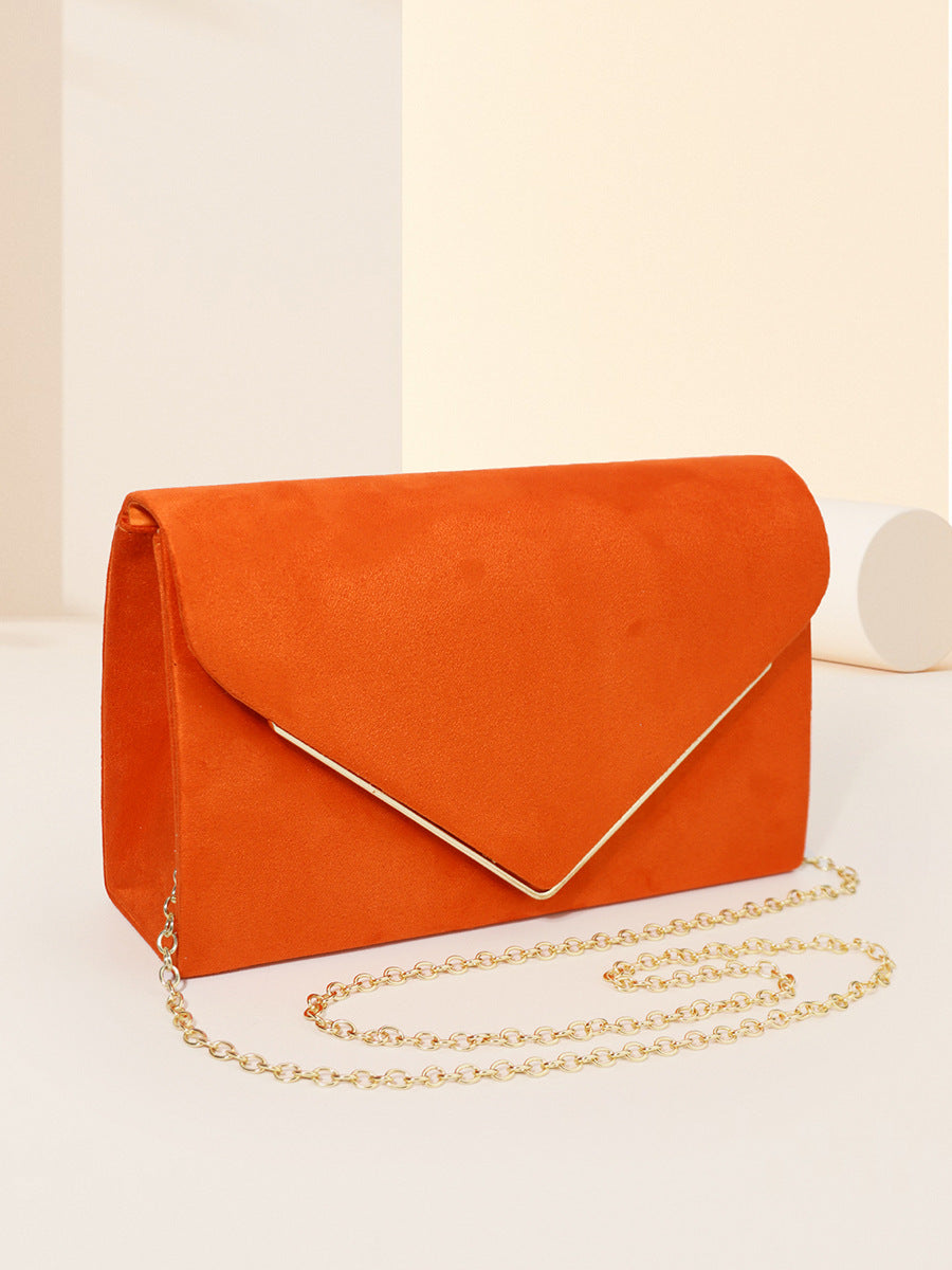 Segreto Suède-stijl Fluwelen Envelop Handtas