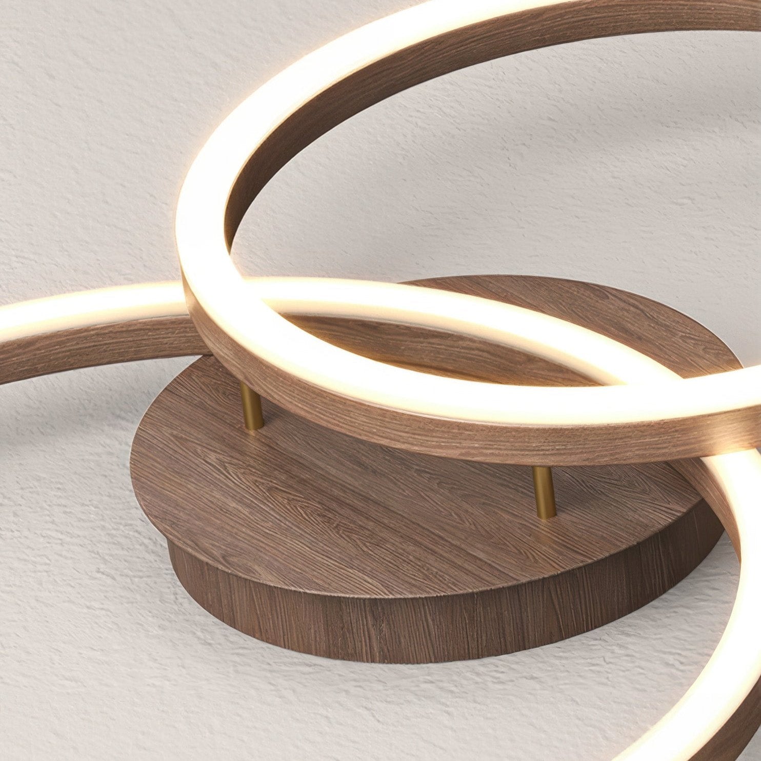 RingLuma | Energiezuinige LED plafondlamp | Elegant ringontwerp | Modern design | IJzer en acryl | AC 90-260V | Diverse afmetingen | Verfijnde sfeer voor elke kamer