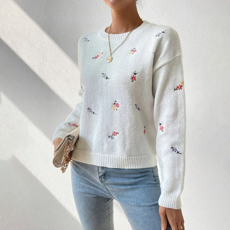 Casual gebloemde trui voor Vrouwen - Comfortabel, Stijlvol & Zacht