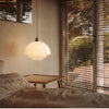 Melkwitte Glazen Hanglamp | Mid-Century Modern Design | Diameter Variaties | Verstelbare Ophanglengte | Glas en Messing | Geschikt voor 110V-120V | Elegant Statement Stuk voor Interieur