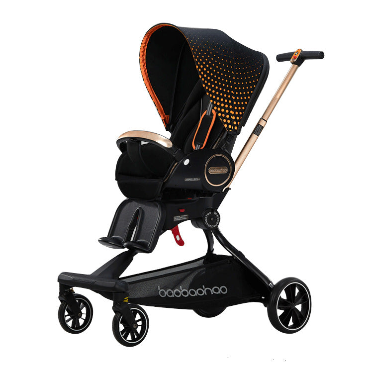BooBoohoo | V9 Lichtgewicht Kinderwagen met Hoog Zicht en Opvouwbaar - 0-3 Jaar