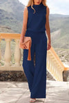 Elegante Vrouwelijke Jumpsuit zonder Mouwen - Visconte