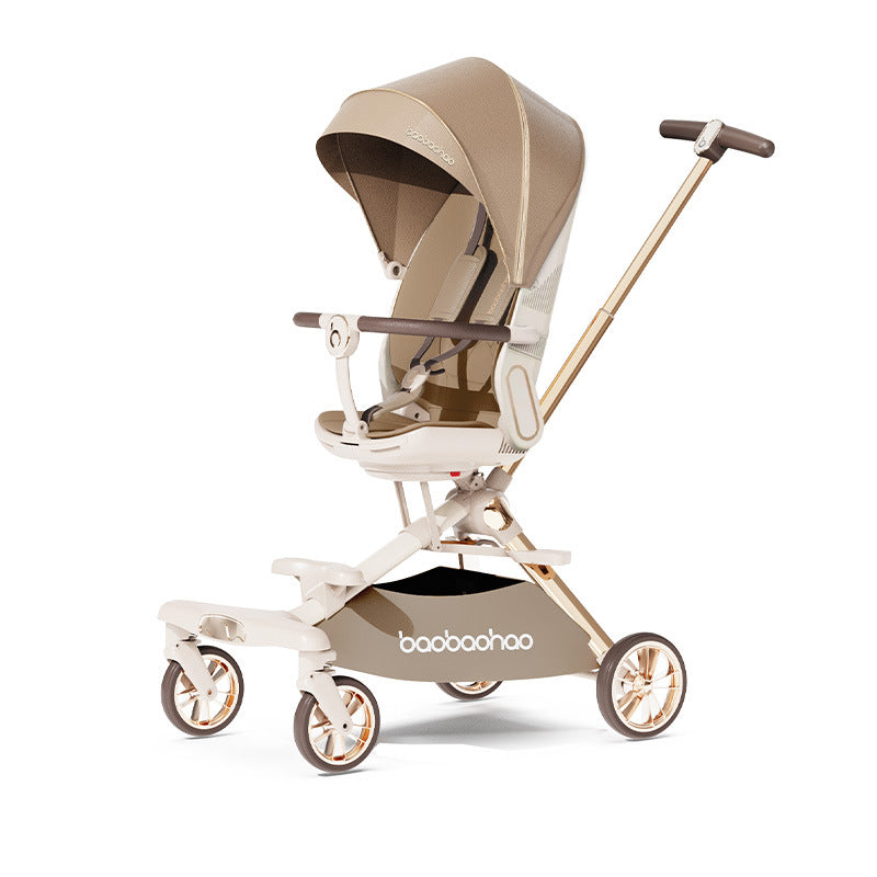 BooBoohoo | Lichtgewicht Kinderwagen V16 voor Baby's van 0-6 Jaar - Opvouwbaar met Eén Klik