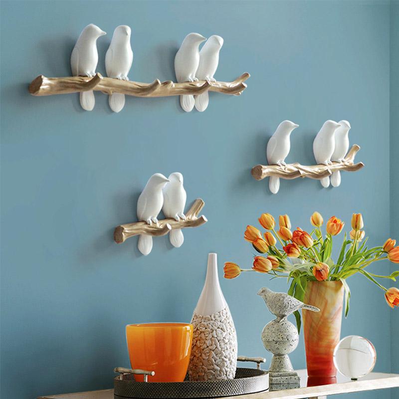 Mooie Vogels Kapstok Wand Kapstok Voor Speelse Decoratie