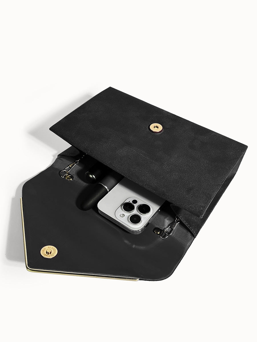 Segreto Suède-stijl Fluwelen Envelop Handtas
