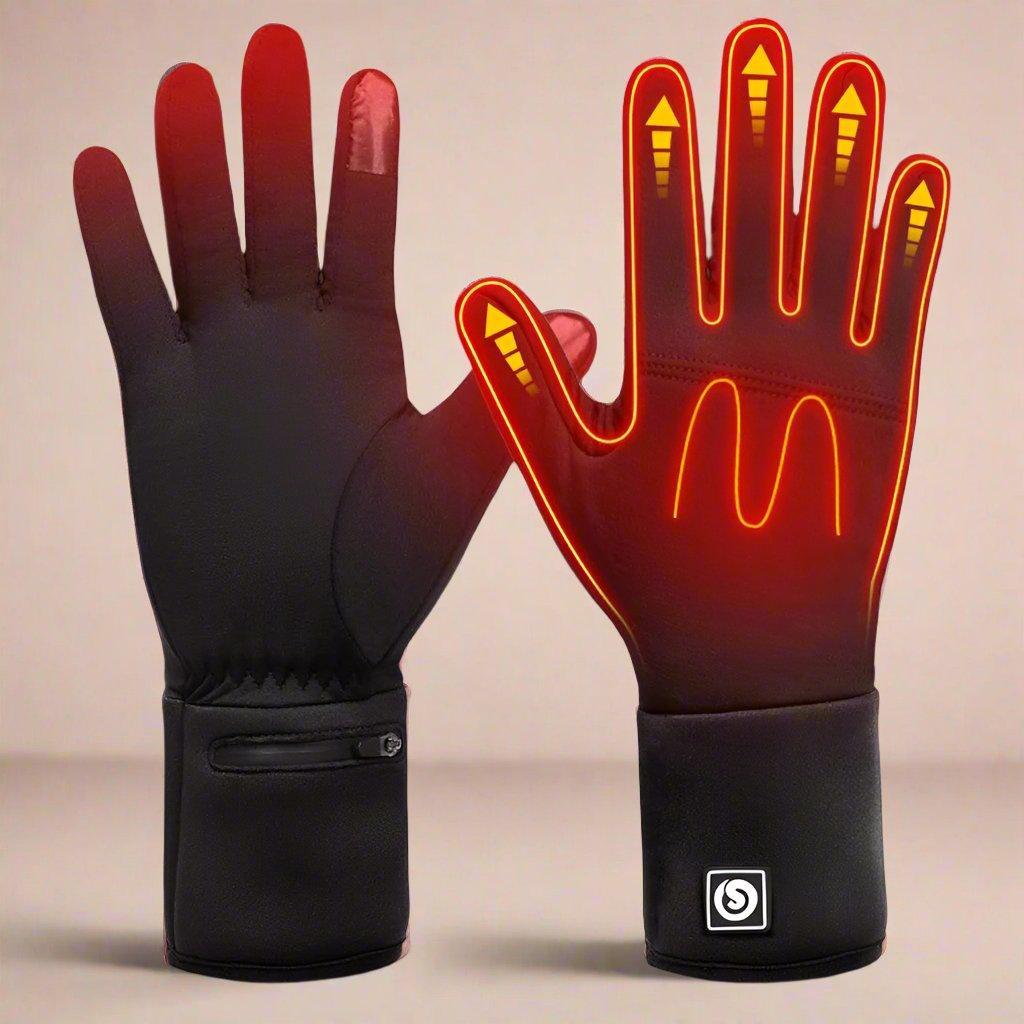 Warmora Verwarmde Winterhandschoenen - Handschoenen met Instelbare Warmte, Tot 6 Uur Warm - Wind- en Waterbestendig voor Fiets en Wintersport