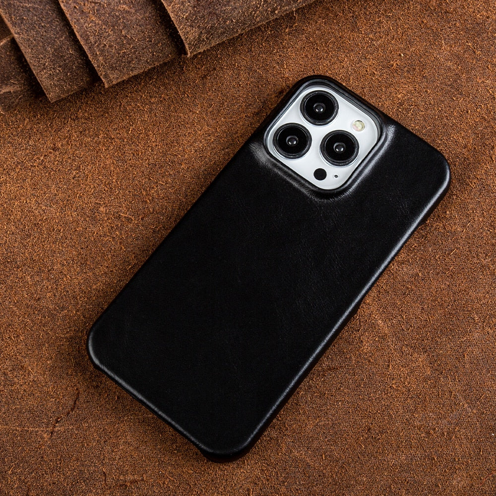 Germanpro | Ölwachs Echt Leer Apple iPhone Hoes