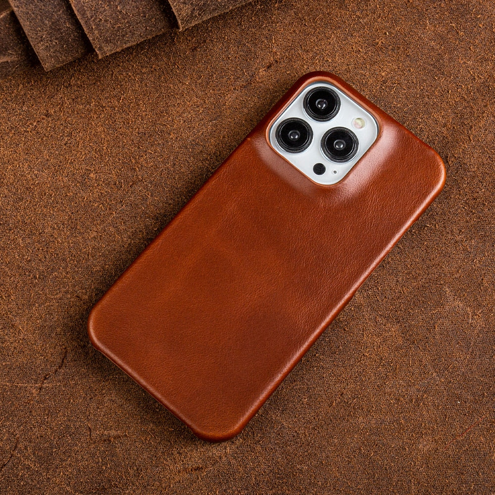 Germanpro | Ölwachs Echt Leer Apple iPhone Hoes