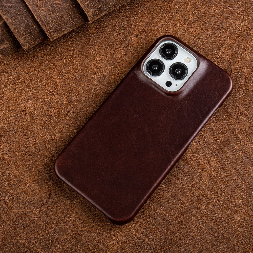 Germanpro | Ölwachs Echt Leer Apple iPhone Hoes