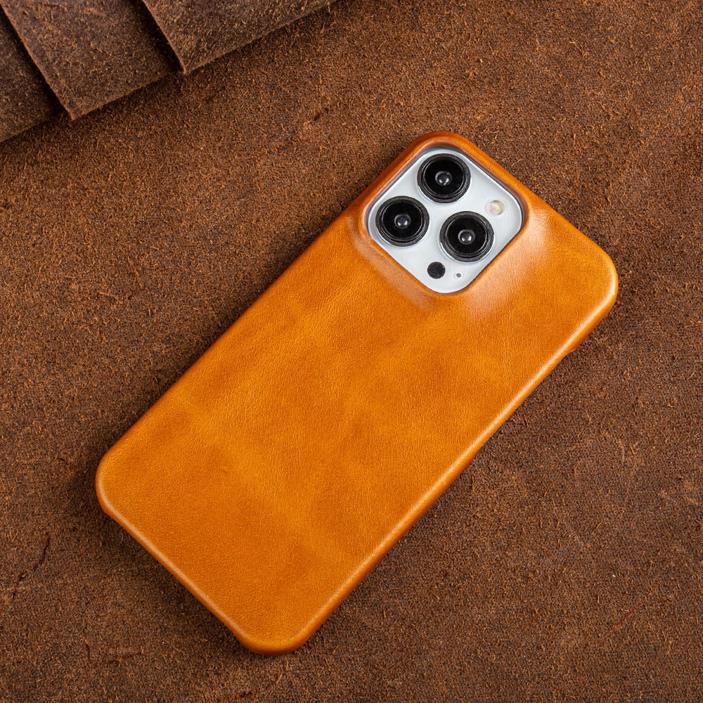 Germanpro | Ölwachs Echt Leer Apple iPhone Hoes