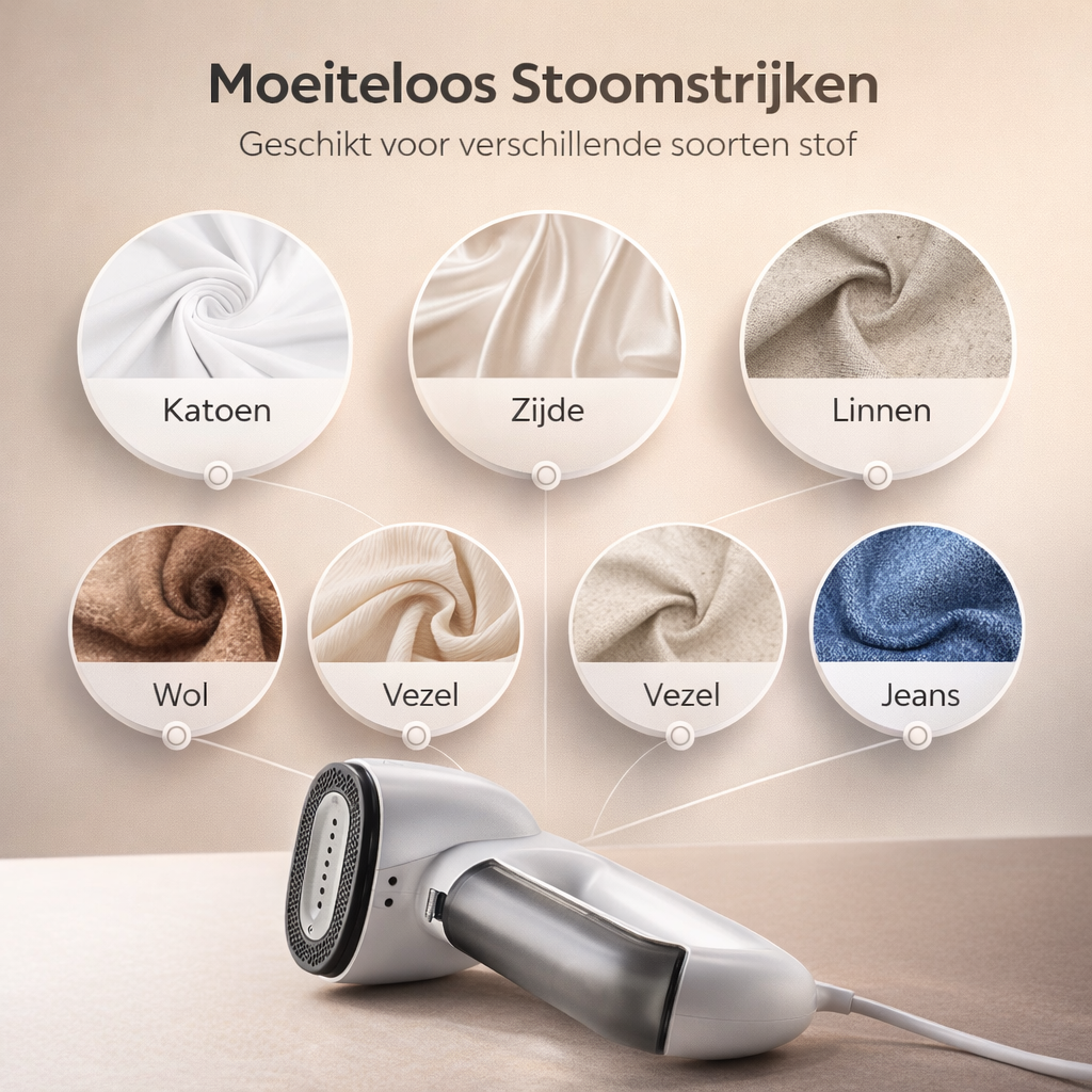 Draagbare Stoomstrijker Kleding | Kreukvrij in Minuten Zonder Strijkplank