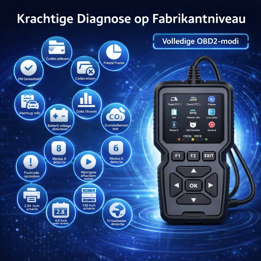 OBD2 Scanner Auto | Bespaar garagekosten | foutcode lezer auto