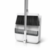 Bezem Set Lange Steel | Minder bukken | stoffer blik set