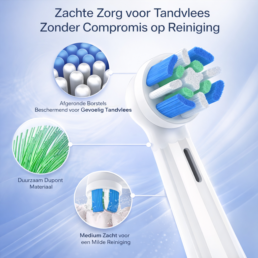 Oral-B iO Opzetborstels | Compatible met Series 2/3/4/5/6/7/8/9/10| tandenborstel kopjes