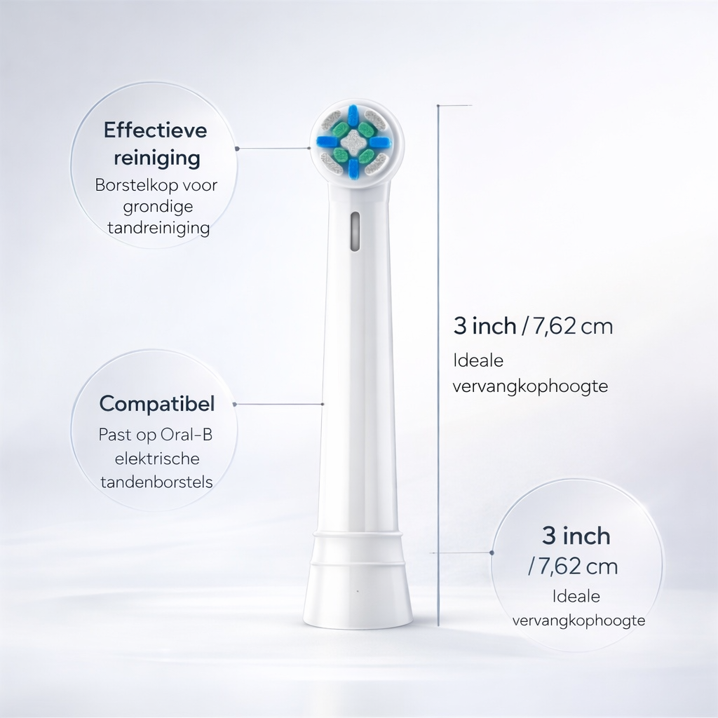 Oral-B iO Opzetborstels | Compatible met Series 2/3/4/5/6/7/8/9/10| tandenborstel kopjes