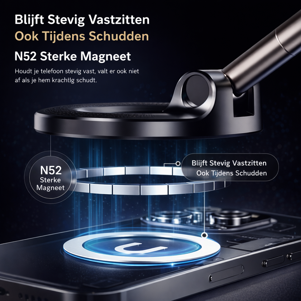 Telefoonhouder Magnetisch | Extra sterke grip | auto houder 360