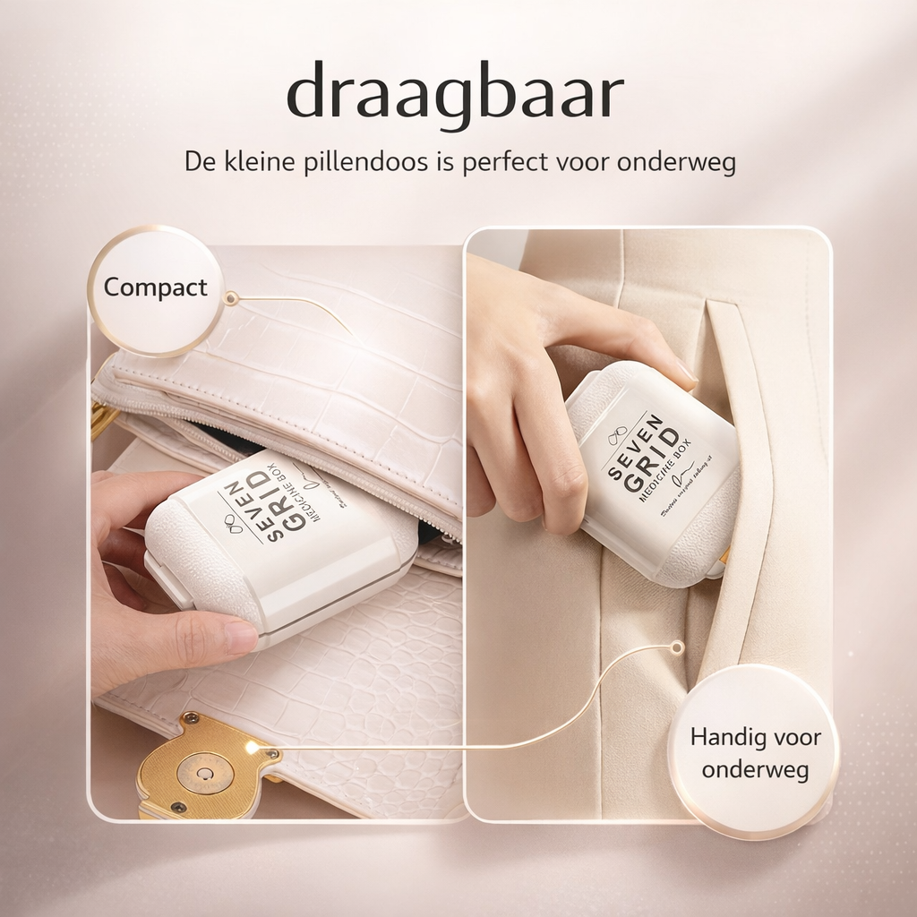 Medicijn Opbergdoos en Organizer | Stofvrij & compact
