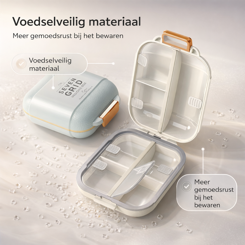 Medicijn Opbergdoos en Organizer | Stofvrij & compact